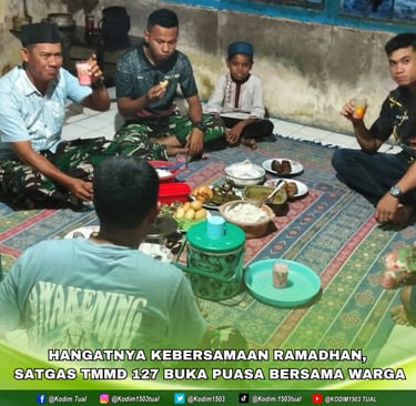 Buka Puasa Bersama Warga di Desa Apara