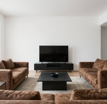Bedroom with soft textiles, a mix of vintage and modern decor, and a calming color palette.