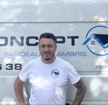 Romain artisan zingueur chez RJconcept Alu