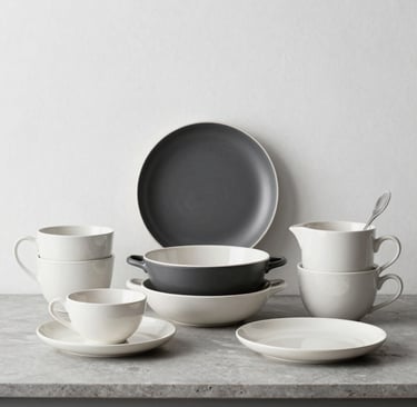 A vibrant yellow tag with a discount symbol hanging from a green shopping bag.