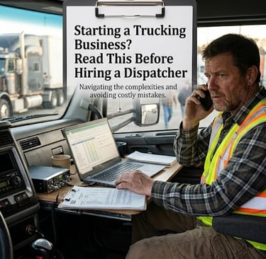 hiring a dispatcher for new trucking business