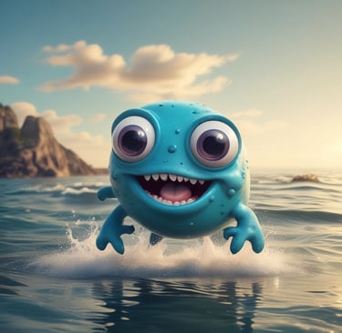 A silent monsteroide gliding past a distant planet, barely visible in the cosmic void.