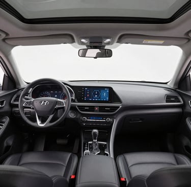 A sturdy SUV loaded with gear, ideal for longer trips or DoorDash deliveries.