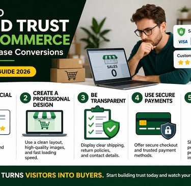 build trust in ecommerce and increase conversions online store