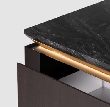 Aluminum Integrated LED Cabinet Handle Profile - Handle-Free Hidden LED for Kitchen Cabinets Wardrobes