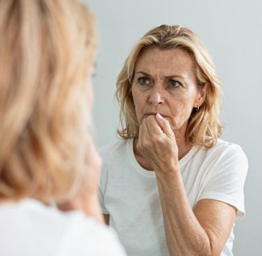 photo of white staircase