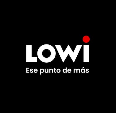 Logo de Lowi, oferta de fibra y móvil para particulares