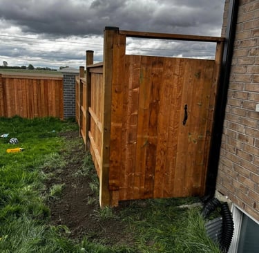 Fence installation by TN Profesiional Services