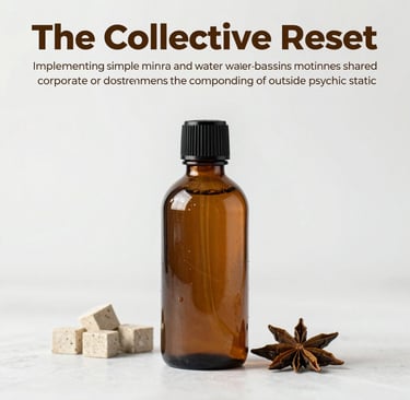 Amber glass dropper bottle with star anise and incense cubes for natural wellness aromatherapy.