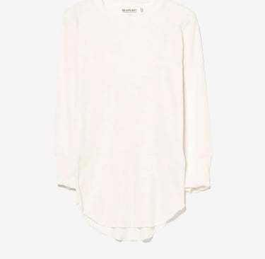 ribbed crew neck t-shirt