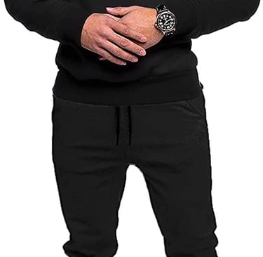 black  Hoodie and sweatpants set