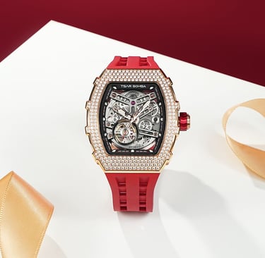 cubic zirconia Automatic watch