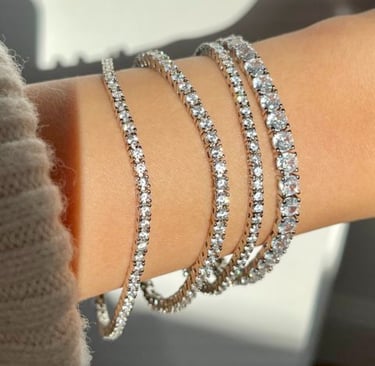 4.9 Carat diamond tennis bracelet