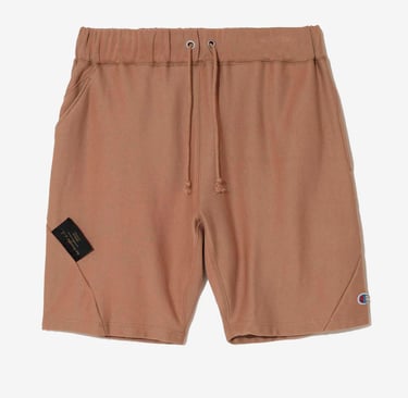 beige sports shorts champion