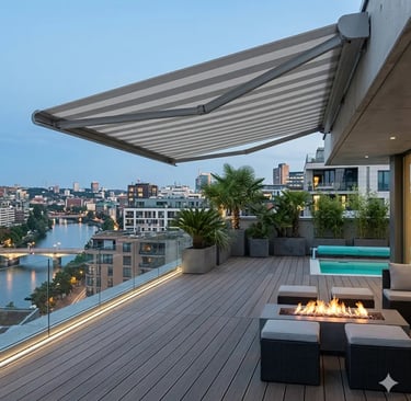 toldo de proyeccion para exterior