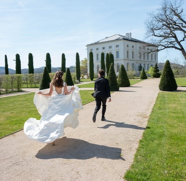 Shooting inspiration mariage Château de Longpré Ariège