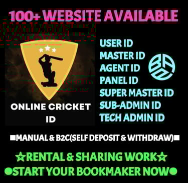 Online Cricket Betting ID: भारत का नंबर 1 विश्वसनीय Master और Admin ID प्रोवाइडर – पूरी जानकारी