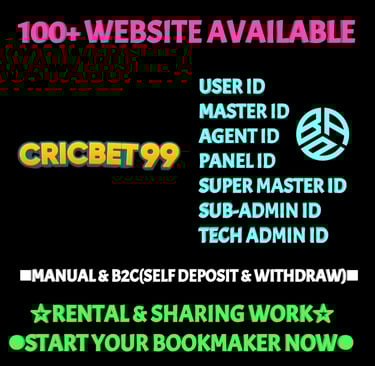 Cricbet99 Betting ID: भारत का नंबर 1 विश्वसनीय Master और Admin ID प्रोवाइडर