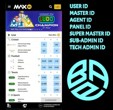 Max66 Betting ID: Master और Admin ID के साथ अपना ऑनलाइन बिजनेस कैसे शुरू करें?