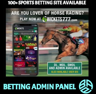 ONLINE CRICKET BETTING ID AVAILABLE DL MDL SMDL MASTER ID SUPER MASTER ID ADMIN ID AVAILABLE 