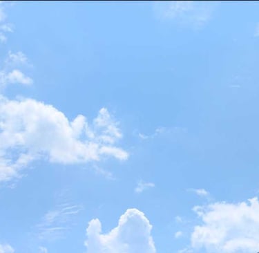 clouds in the sky representing heaven & loss of a child
