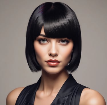 Barber styling a fresh short cut with precise detailing at Dino’s Hair Design.