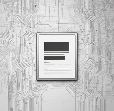 An illustration of a contact form with fields for name and email.