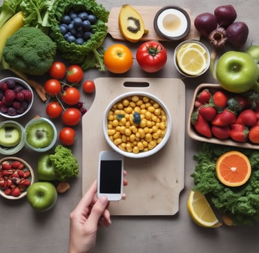 A sleek navy blue and gold-themed workspace with a laptop and a notebook, symbolizing professional communication.