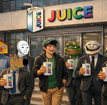 One Community Memecoin, Solana, $JUICE, Flywheel