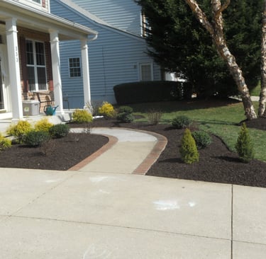 T&L Lawn Care LLC Seasonal Services - A Completed Mulch ProjectMulch