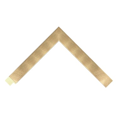 A cross-hatched brushed dark gold frame with matte black sides.