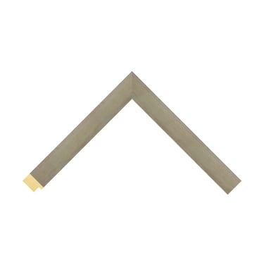 A mid grey tone frame with rustic wood grain detailing.