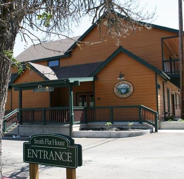 View of Smith Flat House building