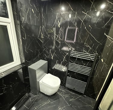 Bathroom renovation and construction work by Eagle Nottingham Construction Ltd