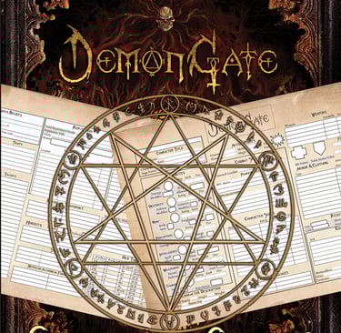 DG Character sheet cover