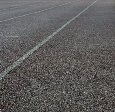 Gray concrete road