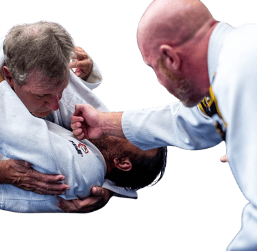 a man is instrcuting Brazilian jiu jiu jiu 