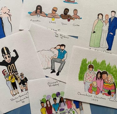 Batch of Faceless Portraits