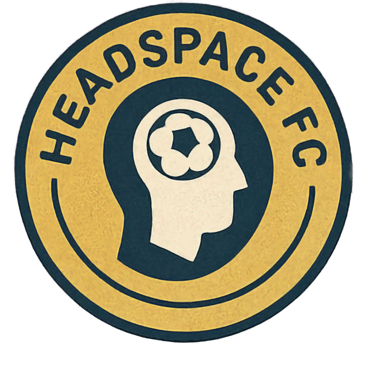 a soccer ball with a head in the middle of the head