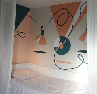 Fresque Chambre enfant Vendôme