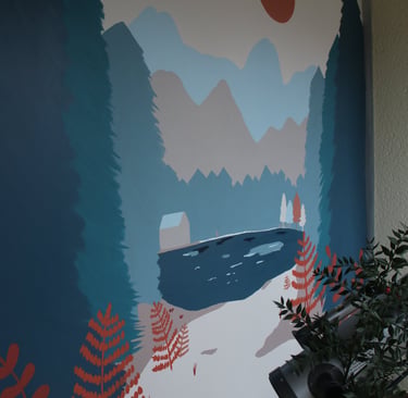 Fresque Live painting Loir-et-Cher
