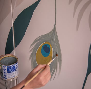 Fresque Live painting Blois Loir-et-Cher