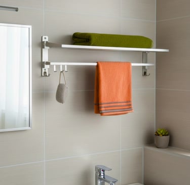 A towel rack