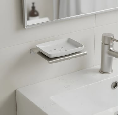 A soap dish  displayed