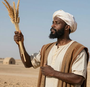 A red truck driving down a dirt road