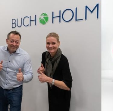 Leonidas Lainis, Mikkel Holm and Pernille Kjær with UX Award