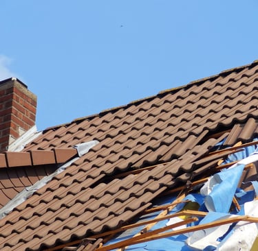 Schulz & Partner Sturmschaden an einem Dach