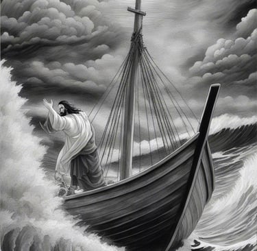 JESÚS EN CÓMIC EN LA BARCA