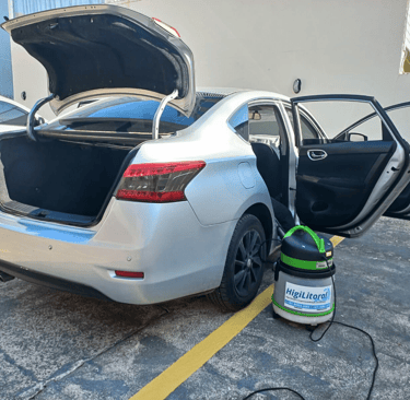 higienização interna automotiva carro em itapoá
