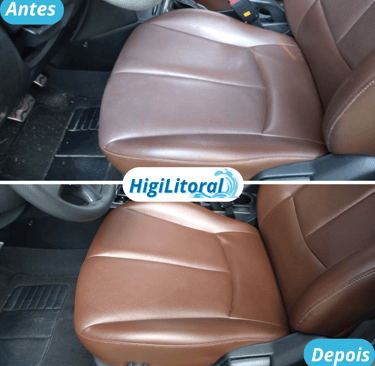 Limpeza e Hidratação de Bancos em Couro Itapoá
